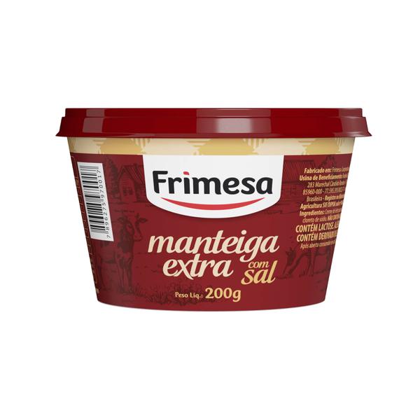 Manteiga Extra Frimesa com Sal 200g