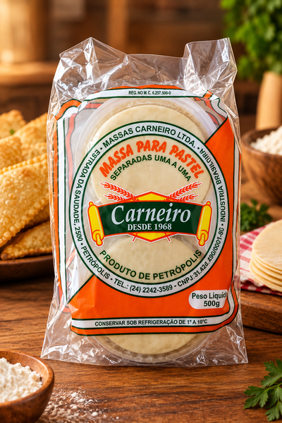 MASSA PASTEL CARNEIRO 400g COCKTEL