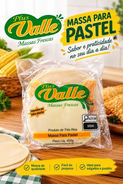 MASSA PASTEL PLUS VALLE 400g