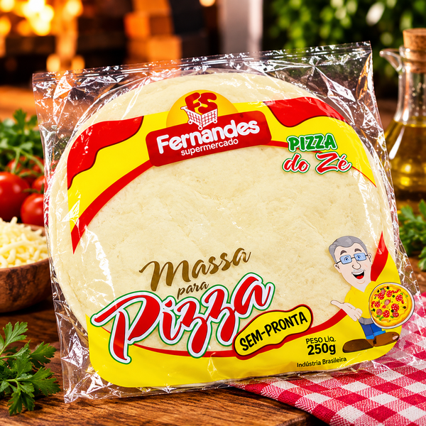 MASSA PIZZA SEMI-PRONTA FERNANDES 250g