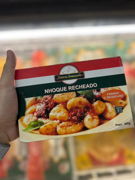 NHOQUE RECEHEADO  IMPERIAL 400g FRANGO COM REQUEIJAO