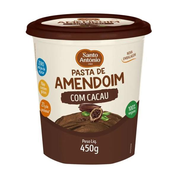 PASTA DE AMENDOIM SANTO ANTONIO 450g COM CACAU