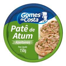 PATE ATUM GOMES DA COSTA 150g COM AZEITONA