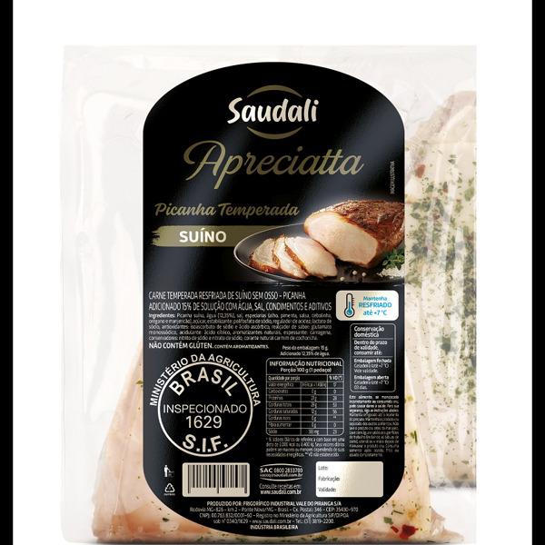 PICANHA SUINA TEMPERADA S/OSSO SAUDALI kg
