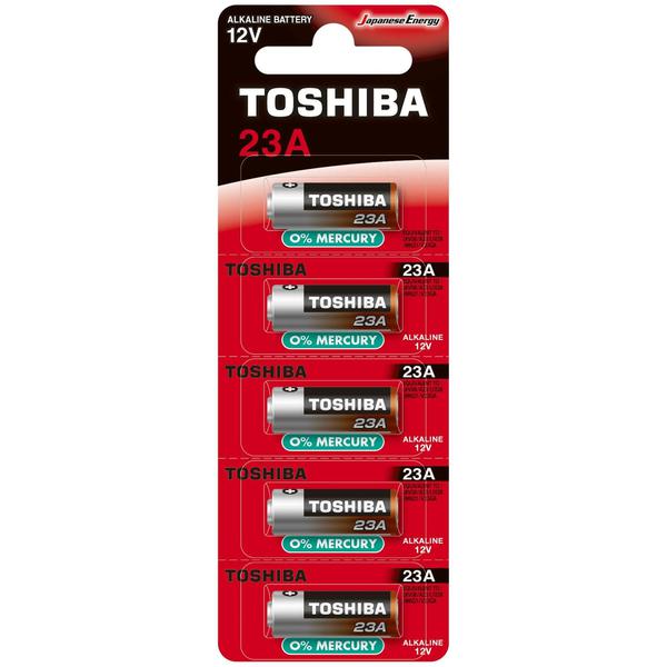 PILHA TOSHIBA ALCALINA  C/5 12V 23A