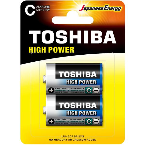 PILHA TOSHIBA ALCALINA C C/2 1,5V LR14GCP