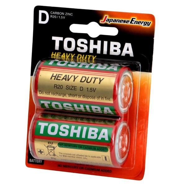 PILHA TOSHIBA ZINCO D