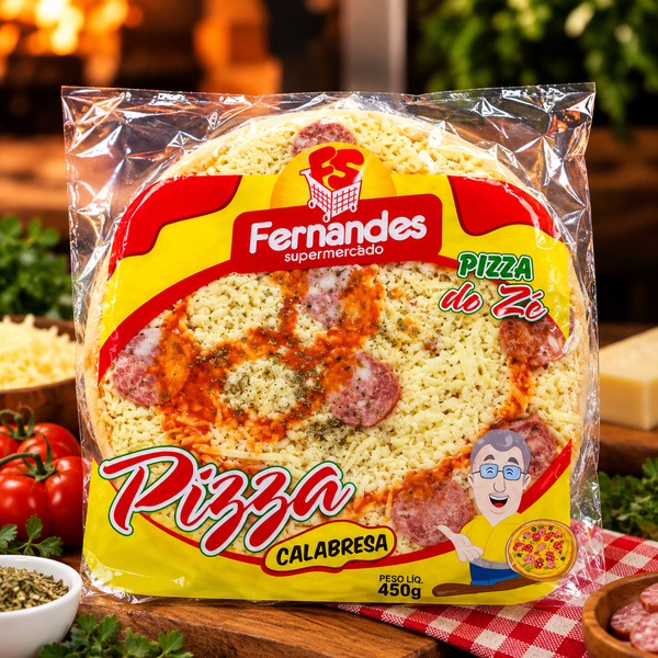 PIZZA FERNANDES CALABRESA 450g