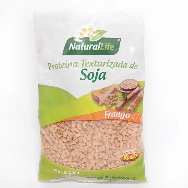 Proteína da Soja Sabor Frango Natural Life 400g