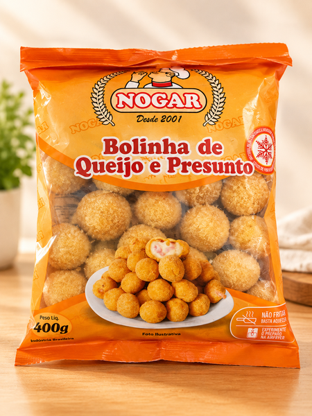 SALGADINHOS NAGAR 400g B DE QUEIJO C/ PRESUNTO