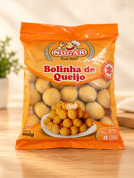 SALGADINHOS NAGAR 400g BOLINHA DE QUEIJO