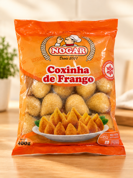 SALGADINHOS NAGAR 400g COXINHA DE FRANGO
