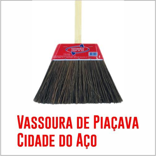 VASSOURA PIAÇAVA CIDADE DO AÇO