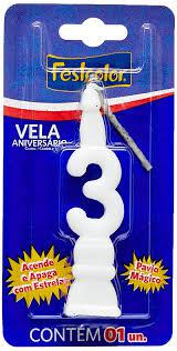 VELA FESTCOLOR BRANCA 3