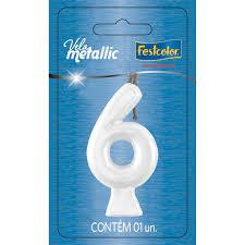 VELA FESTCOLOR BRANCA 6