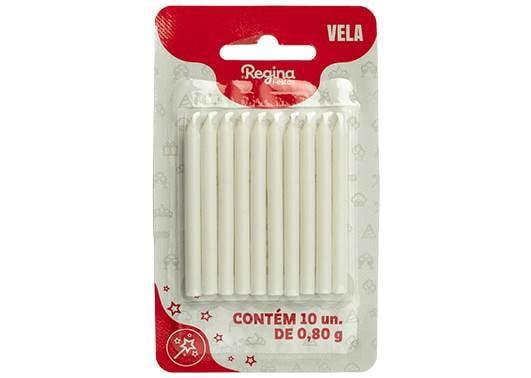 VELA PALITO C/10  BRANCA