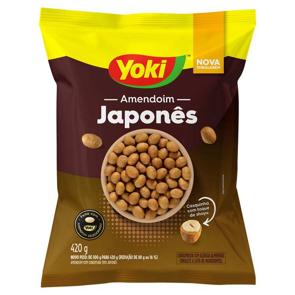 .AMENDOIM JAPONES YOKI 420GR