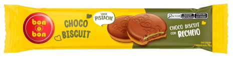.CHOCO BISCUIT BONOBON PISTACH 76GR
