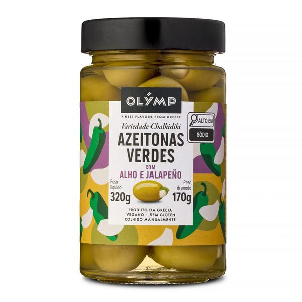 .AZEITONAS OLYMP ALHO/JALAPEN 170GR