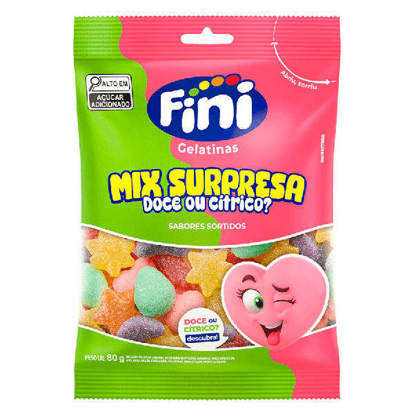 BALA FINI MIX SURPRESA 80GR