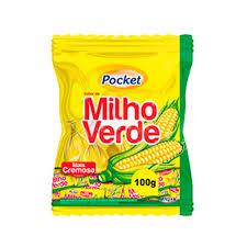 BALA POCKET MILHO VERDE 100GR