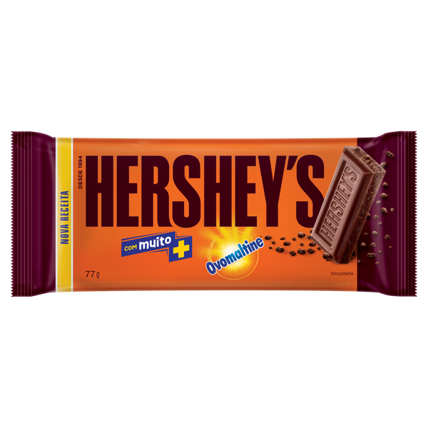 BARRA.CHOCO HERSHEYS OVOMALTIN 77GR
