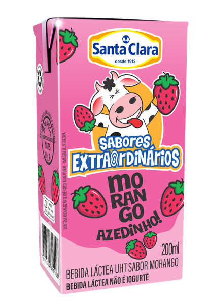 BEBIDA MORANGO AZED. SANTA CL 200ML