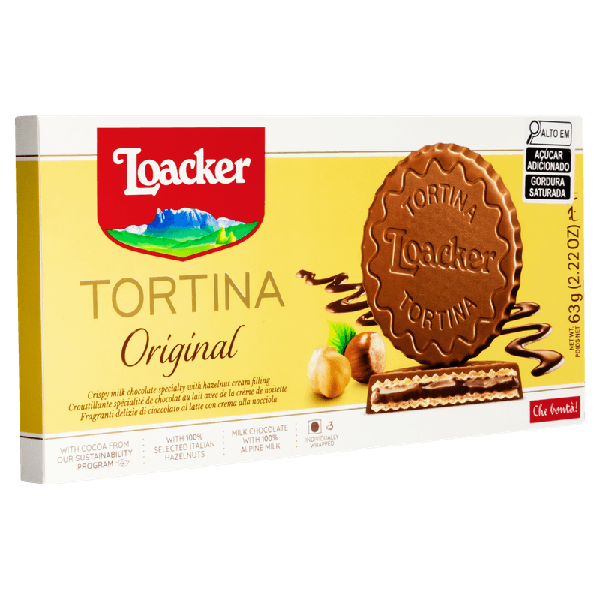 BISCOITO LOACKER TORTINA 63GR