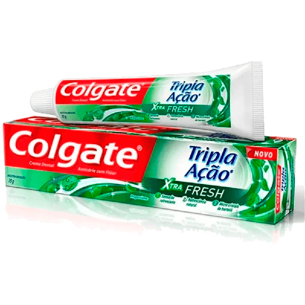 C.D.COLGATE TRIPLA XTRA FRESH 70GR