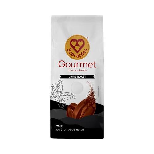 CAFE 3 CORACOES GOURMET DARK 250GR