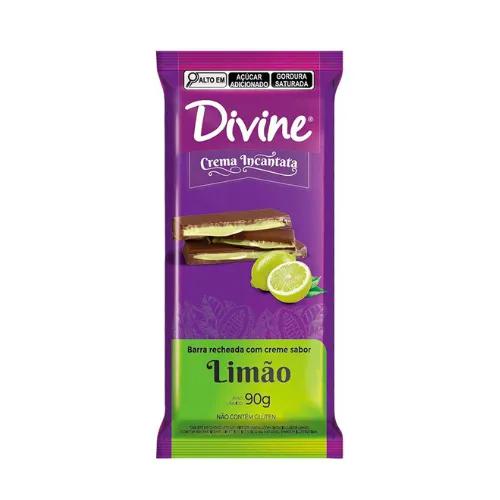 CHOC.DIVINE CREMA RECH.LIMAO 90GR