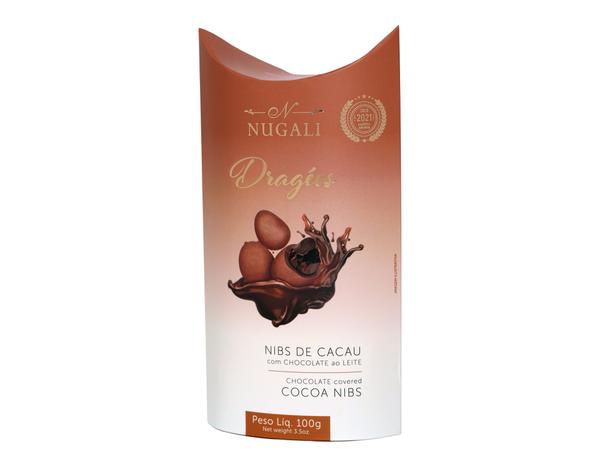 CHOC NUGALI DRAGEES AO LEITE 100GR