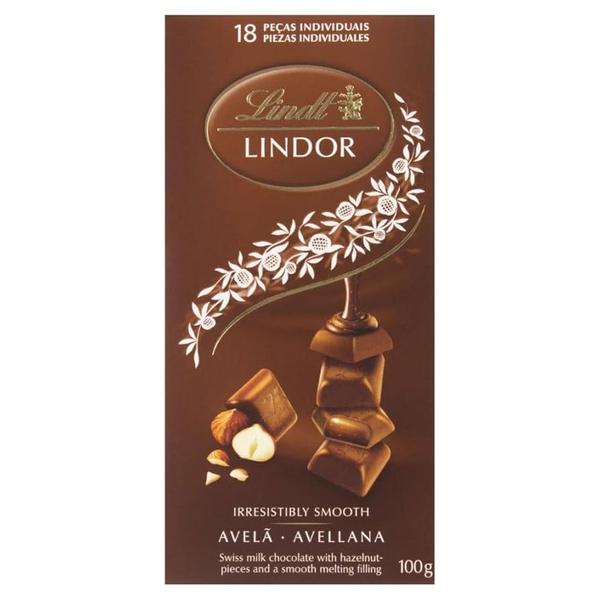CHOCO.BARRA. LINDT SIN.AVELA 100GR