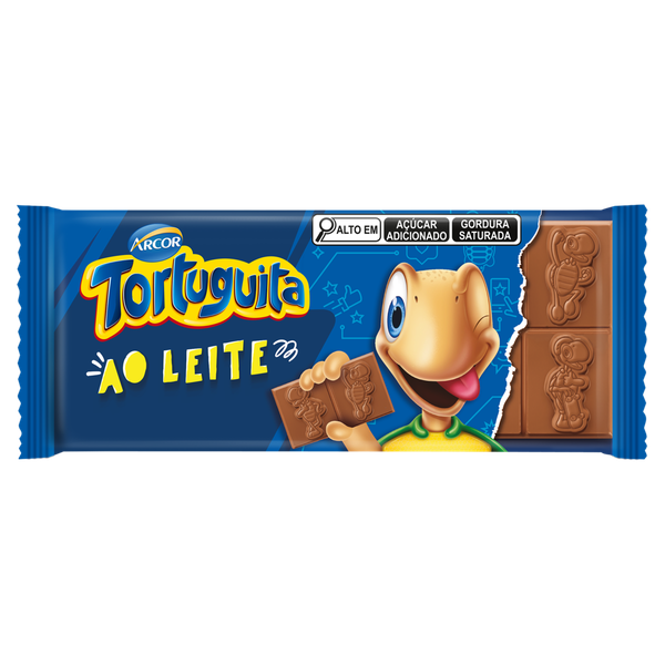 .CHOCO.TABLETE.TORTUGUITA LEIT 80GR