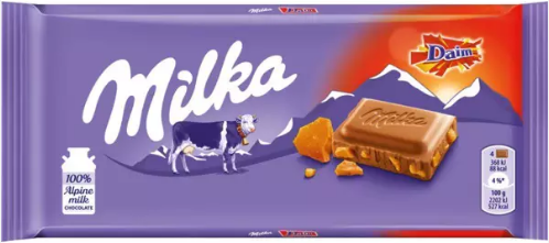 CHOCOLATE MILKA DAIM 100GR