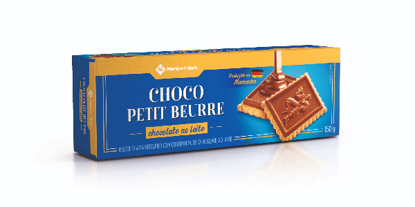 CHOCOLATE PETIT BEURRE MM 150GR
