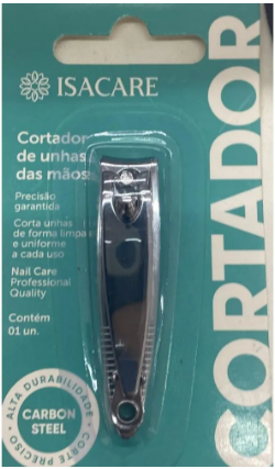 CORTADOR UNHA MAO ISACARE 1UN