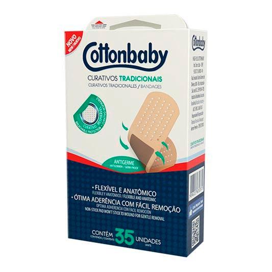 .CURATIVOS COTTONBABY 35UN