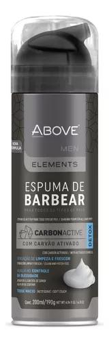 .ESPUMA BARBEAR ABOVE CARVAO  150ML