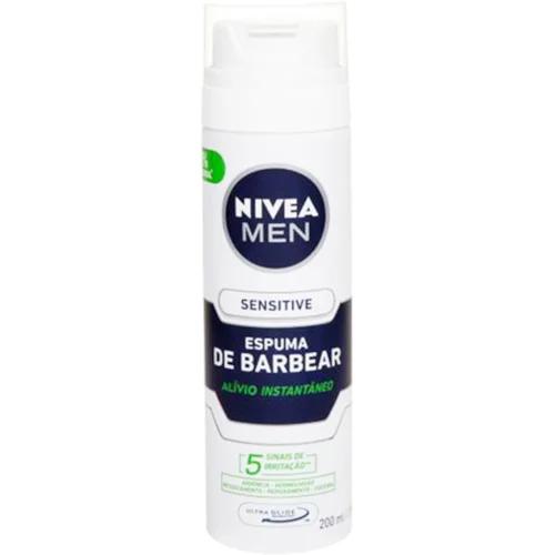 ESPUMA BARBEAR NIVEA SENSITIV 200ML