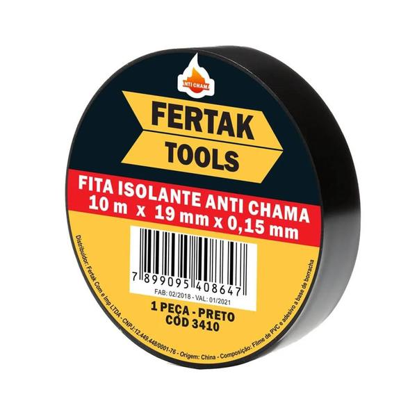 FITA ISOLANTE FERTAK 5MX19MM 1UN