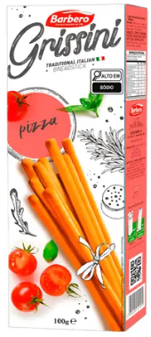 .GRISSINI BARBERO PIZZA 100GR