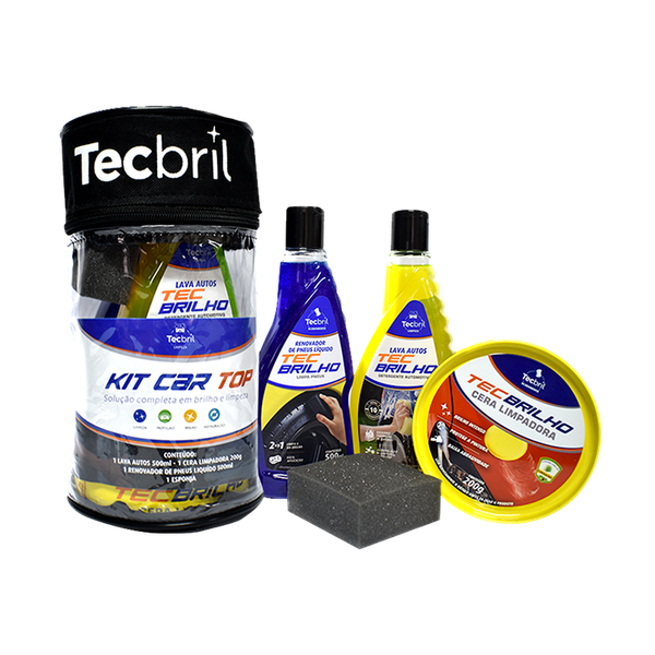 .KIT TECBRIL LIMPEZA CAR TOP 6UN
