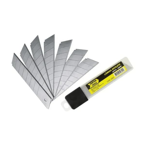 LAMINAS P/ ESTILETE FERTAK 10PE 1UN