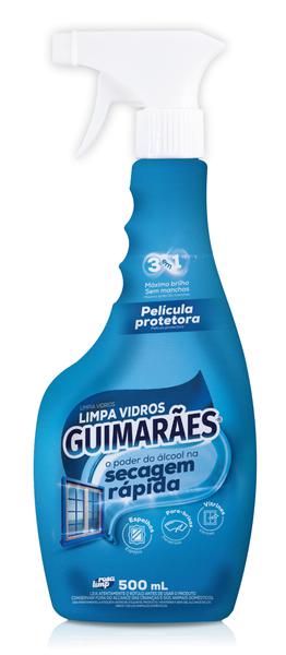 .LIMPA VIDRO GUIMARAES SECAGE 500ML