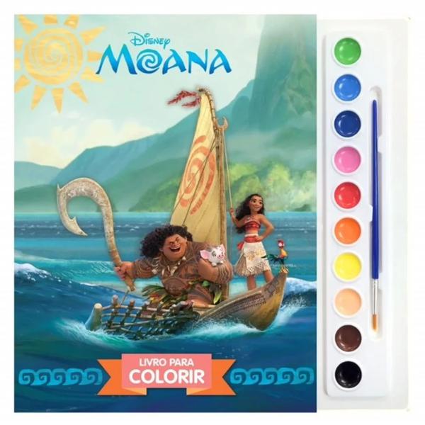 LIVRO AQUARELA DISNEY MOANA
