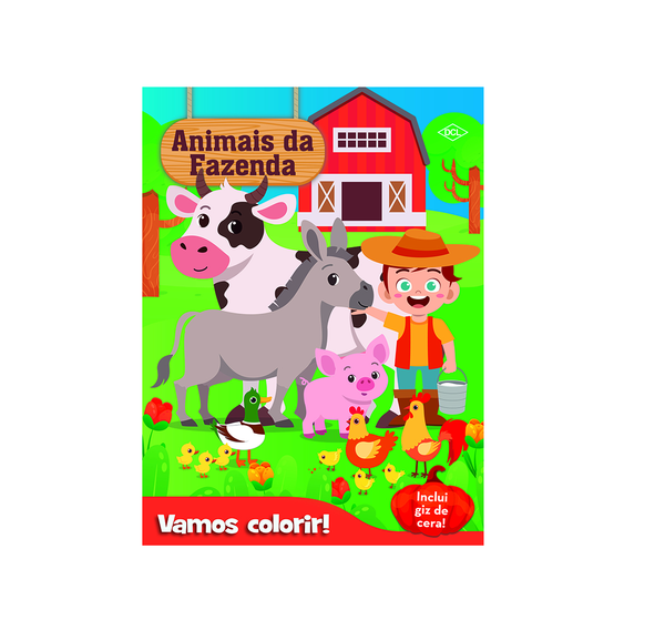 LIVRO - COLORIS ANIMAIS FAZENDA 1UN