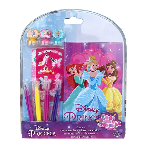 LIVRO DISNEY COR DIVERSAO PRINCESAS