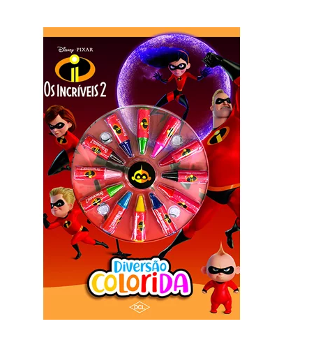 LIVRO DIVER.COLORIDA OS INCRIVE 1UN