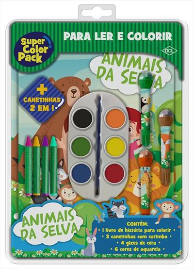 LIVRO SUPER ANIMAIS DA SELVA 1UN